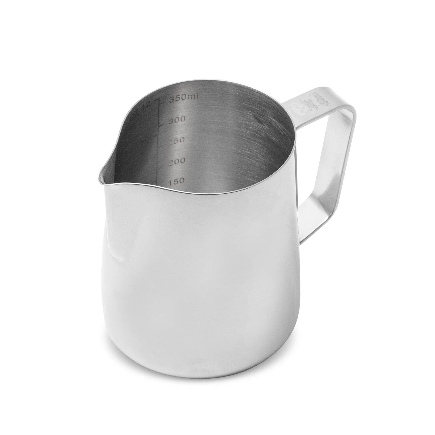 Barista Basics Frothing Pitcher 12oz - Silver 2 Barista Basics Frothing Pitcher 12oz - Silver - Image 2