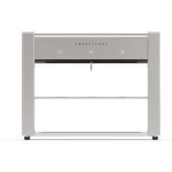 Poursteady PS1 3-Cup Pour Over Coffee Brewer - Stainless -Coffee Shop 3 cup silver barista side