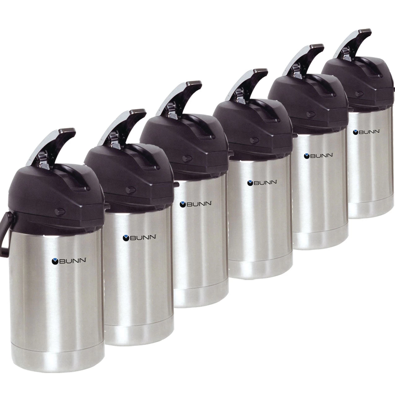 BUNN® BUNN 2.5L Stainless Steel Coffee Airpot - Case Of 6 1 BUNN® BUNN 2.5L Stainless Steel Coffee Airpot - Case Of 6