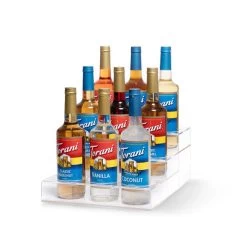 3 Tier Coffee Syrup Display Rack - 9 Bottles -Coffee Shop 86209 6