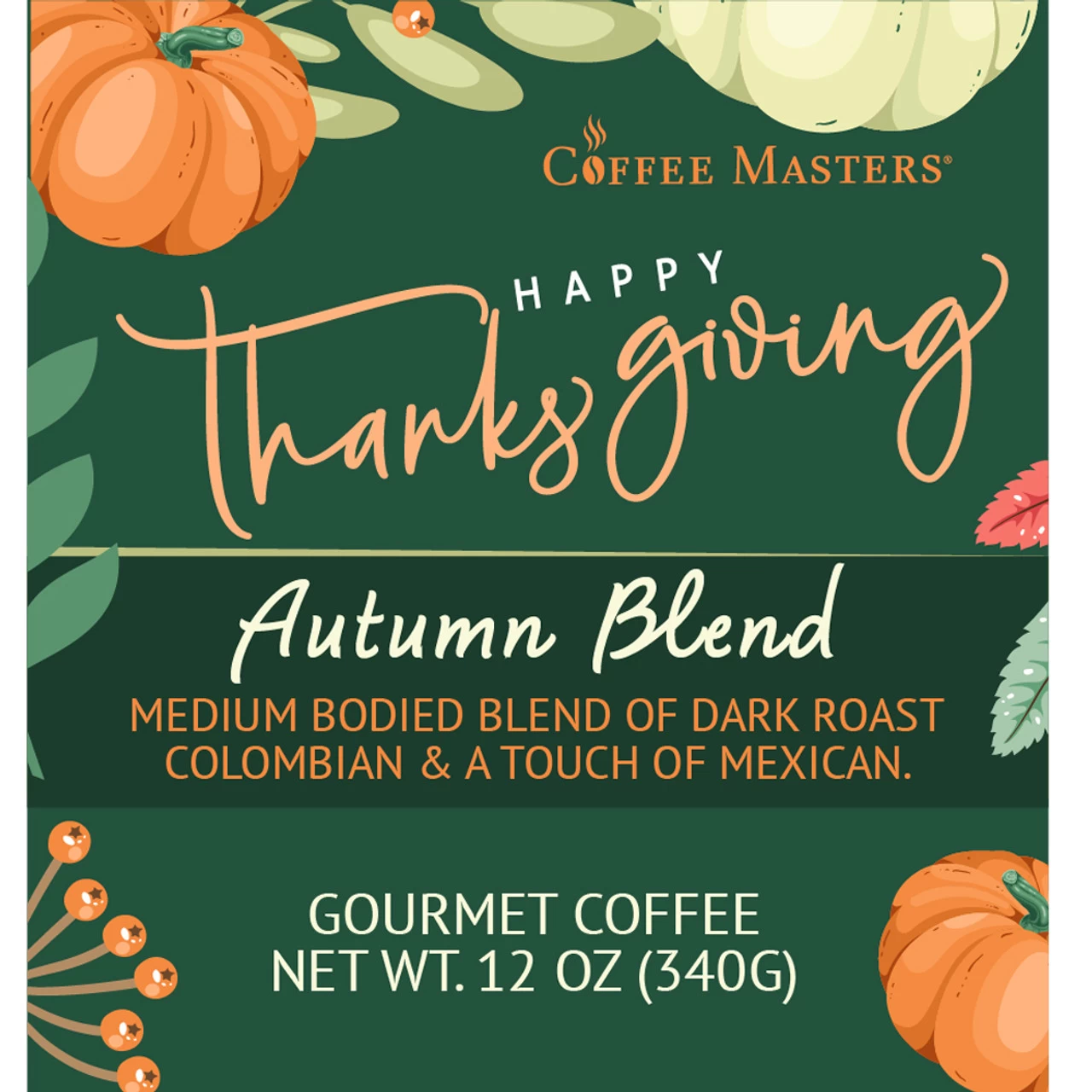 Thanksgiving - Autumn Blend 12oz (Case Of 4) 2 Thanksgiving - Autumn Blend 12oz (Case Of 4) - Image 2