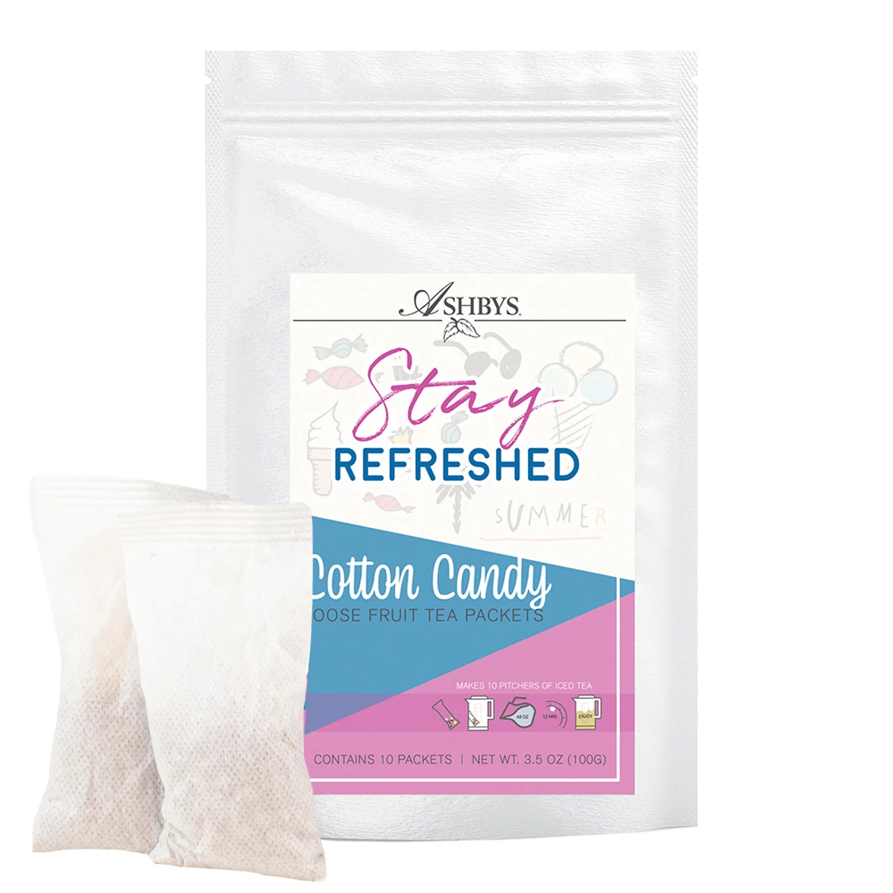 Tea Refreshers Cotton Candy 4/cs 2 Tea Refreshers Cotton Candy 4/cs - Image 2