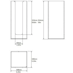 Coffee Lid Holder (4 X 4 X 10) -Coffee Shop EPBB5000392 2