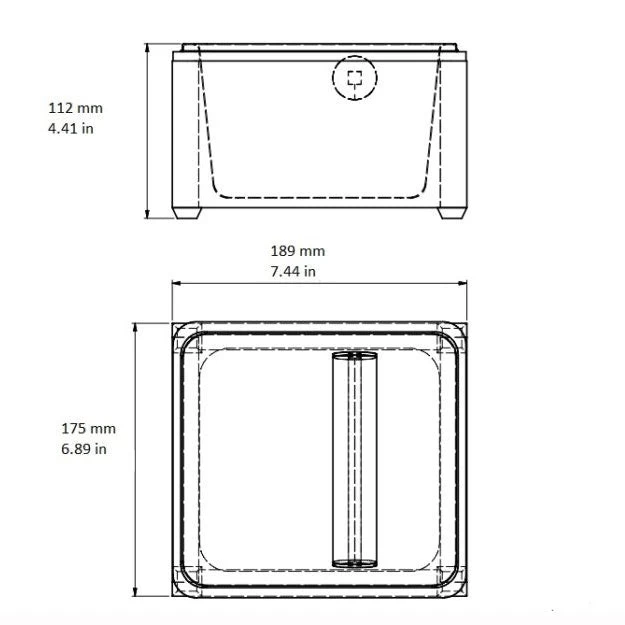 Maplewood Knockbox Set (7" X 7" X 4") 8 Maplewood Knockbox Set (7" X 7" X 4") - Image 8