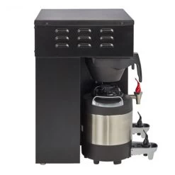 Wilbur Curtis G4 1.0 Gallon ThermoPro Twin Coffee Brewer - Black -Coffee Shop G4TP1T10B3100 2