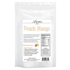 Tea Refreshers Peach Mango 4/cs -Coffee Shop PeachMangoB 63623.1666256675