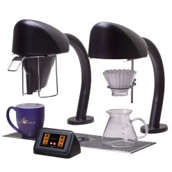 Wilbur Curtis Twin Single Cup Under Counter Coffee Brewer - Black