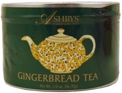 Ashbys® Gingerbread 2 Oz Tea Tin 6/cs