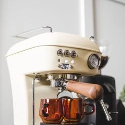 Ascaso Dream PID Automatic Home Espresso Machine - Sweet Cream -Coffee Shop ascaso usa dream pid cream 1