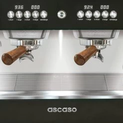 Ascaso Barista T Plus, Automatic 2 Group Espresso Machine, With Thermodynamic Technology (Black) -Coffee Shop barista t 2gr black detail