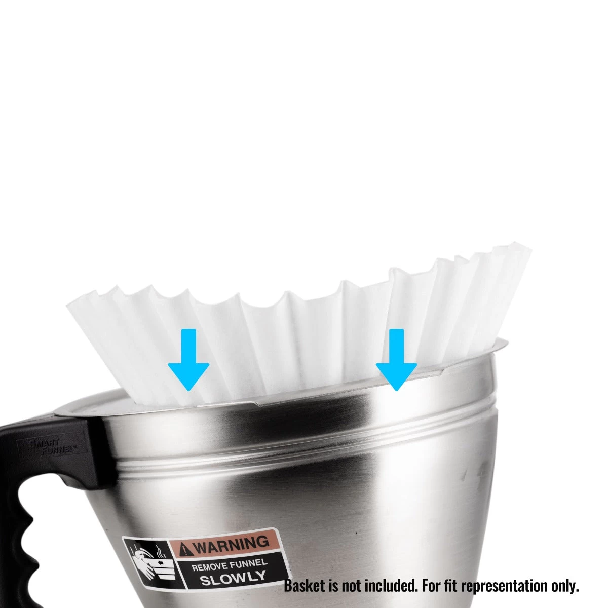 Paper Coffee Filters, Fits Batch Brewers - Size 14"x 5" (500 Count) 4 Paper Coffee Filters, Fits Batch Brewers - Size 14"x 5" (500 Count) - Image 4