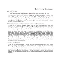 Coffee Shop Business Plan -Coffee Shop coffeeadvisors