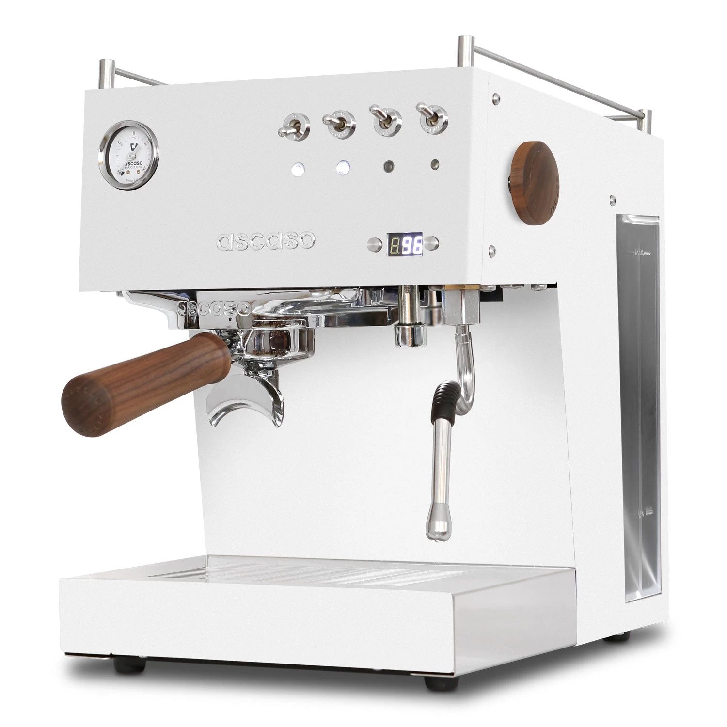 Ascaso Steel DUO Programmable Espresso Machine W/PID Controller, Dual Thermoblock, 120V (White) 3 Ascaso Steel DUO Programmable Espresso Machine W/PID Controller, Dual Thermoblock, 120V (White) - Image 3