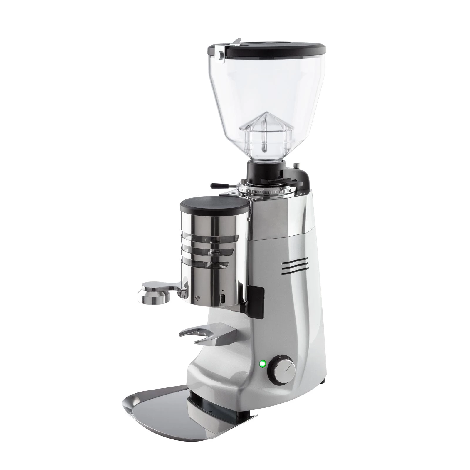 Mazzer Kony S Manual Doser Commercial Espresso Grinder - Silver 1 Mazzer Kony S Manual Doser Commercial Espresso Grinder - Silver