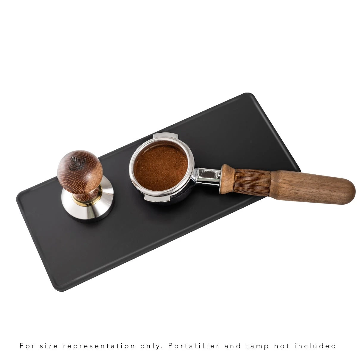 Barista Basics Tamping & Packing Mat, Large (5" X 12") 2 Barista Basics Tamping & Packing Mat, Large (5" X 12") - Image 2