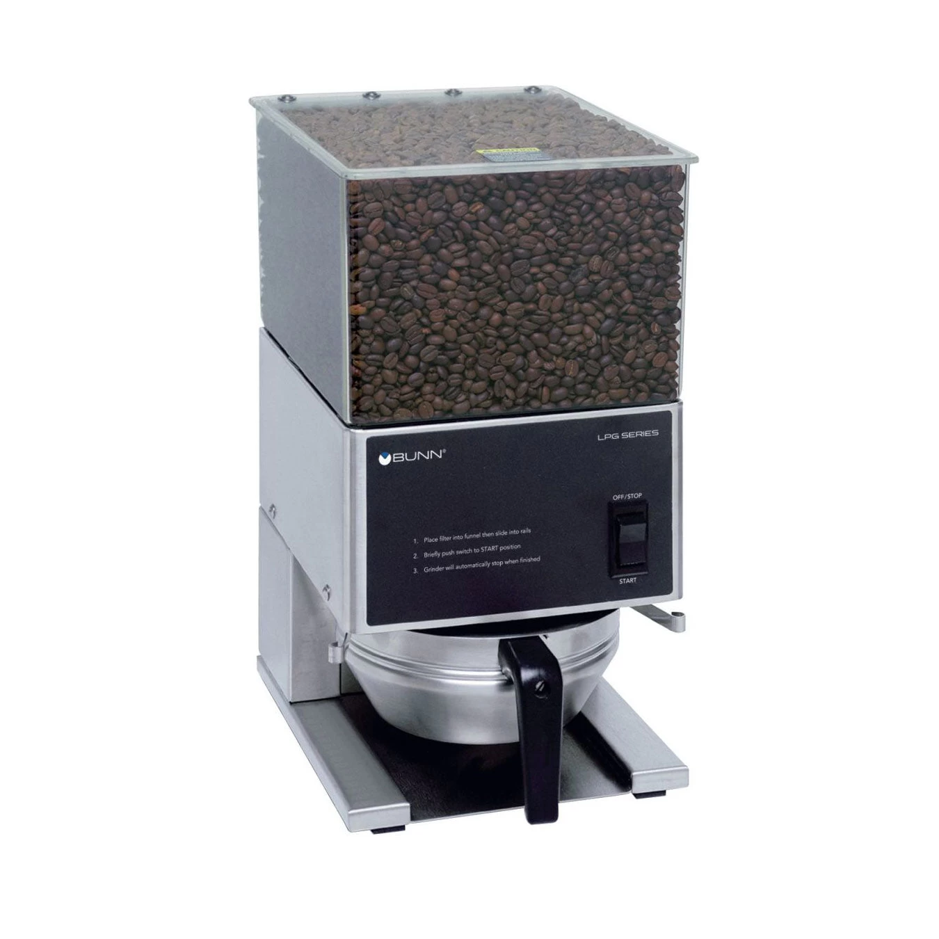 BUNN® BUNN LPG Batch Commercial Coffee Grinder - Single Hopper 1 BUNN® BUNN LPG Batch Commercial Coffee Grinder - Single Hopper