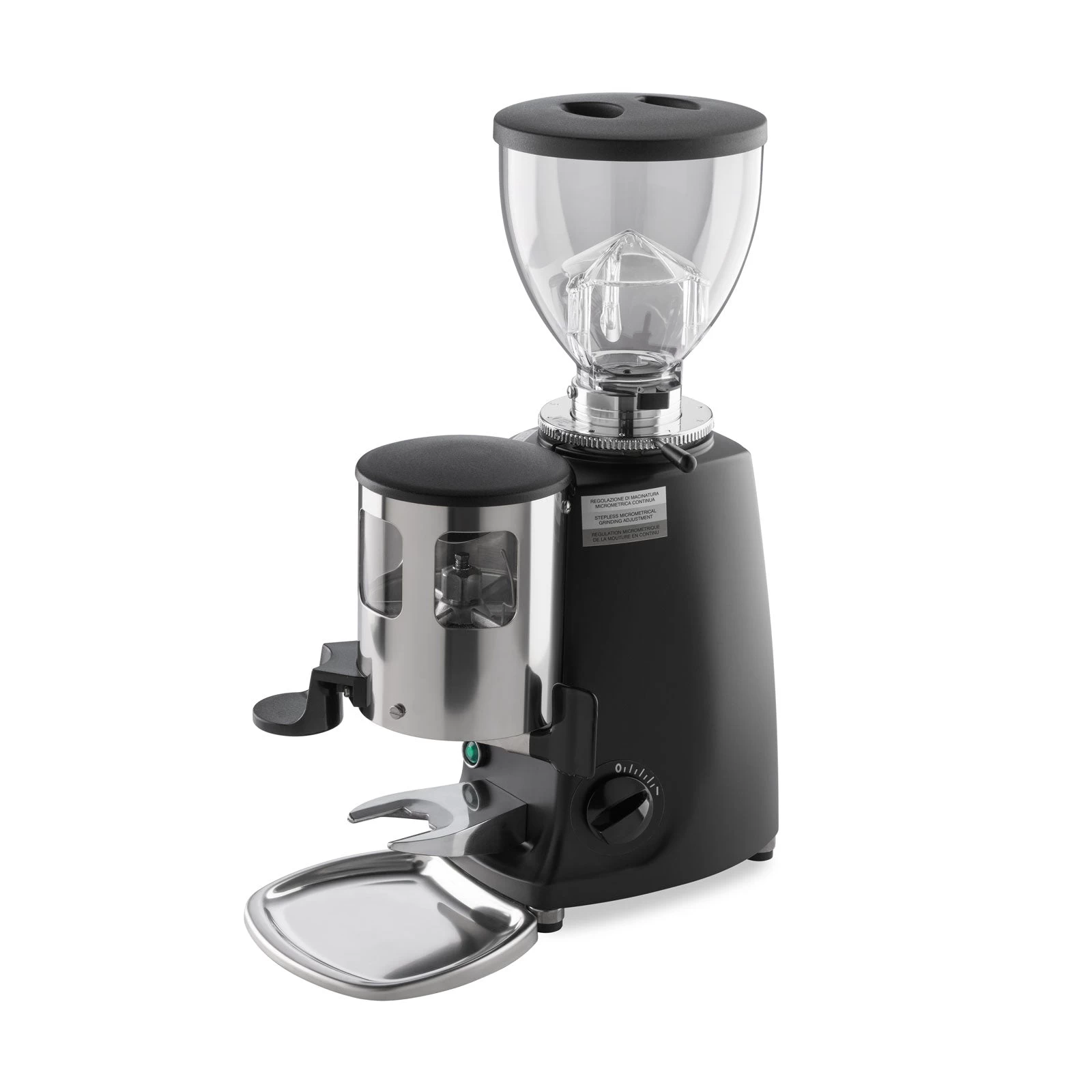 Mazzer Mini W/ Timer Switch Manual Doser Commercial Espresso Grinder - Black 1 Mazzer Mini W/ Timer Switch Manual Doser Commercial Espresso Grinder - Black