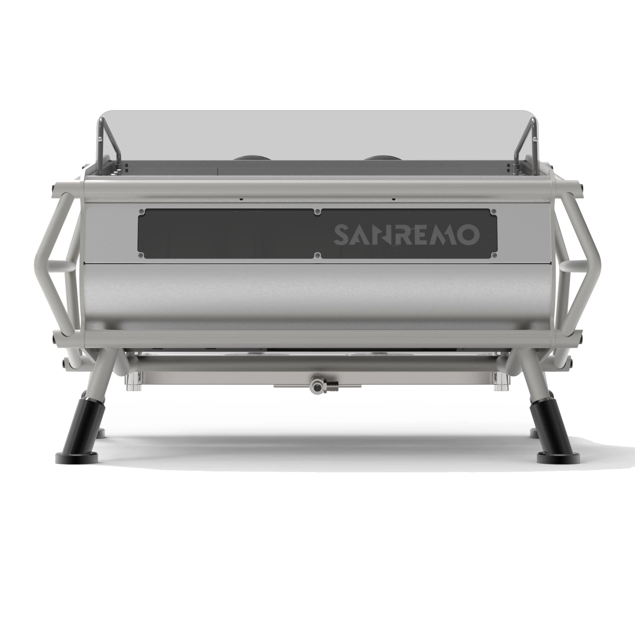 Sanremo Café Racer Naked 2 Group Volumetric Espresso Machine - Steel/Black 3 Sanremo Café Racer Naked 2 Group Volumetric Espresso Machine - Steel/Black - Image 3