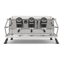 Sanremo Café Racer Naked 3 Group Volumetric Espresso Machine - Steel/Black