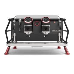Sanremo Café Racer Naked 2 Group Volumetric Espresso Machine - Black/Red