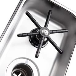 Flush Mount Bar & Cafe Rinser NSF Approved - 6" X 10" 13 Flush Mount Bar & Cafe Rinser NSF Approved - 6" X 10" -Coffee Shop rinser sink quarter