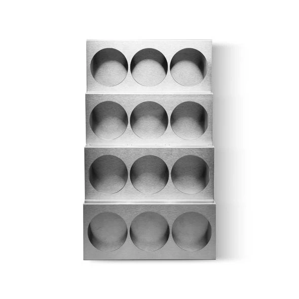 Stainless Steel 4 Tier Coffee Syrup Display Rack - 12 Bottles 4 Stainless Steel 4 Tier Coffee Syrup Display Rack - 12 Bottles - Image 4