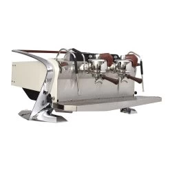 Slayer Steam LP 2 Group Volumetric Espresso Machine - Bone Beige -Coffee Shop steam lpx bone front2