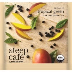 Steep Cafe Organic Tropical Green 50/cs