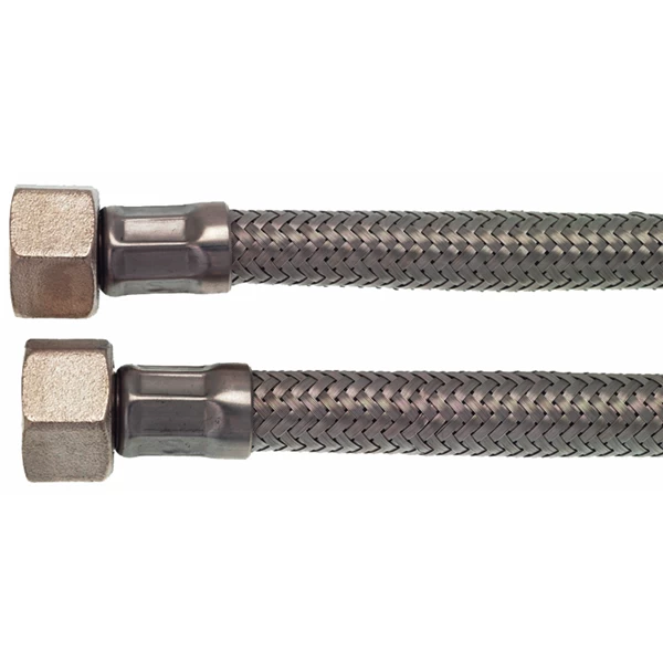 3/8" F X 3/8" F BSP 80cm (31.5") Stainless Steel Flex Line Hose - FC 1 3/8" F X 3/8" F BSP 80cm (31.5") Stainless Steel Flex Line Hose - FC