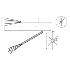 Barista Basics Espresso Distribution Tool -Coffee Shop wdt 2