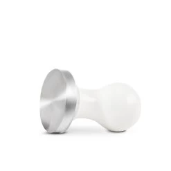 Compressore Professional Espresso Tamp - White -Coffee Shop white tamper comp laydown