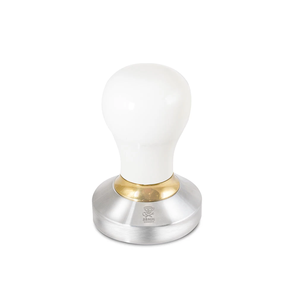 Design 5 Espresso Tamper - White 2 Design 5 Espresso Tamper - White - Image 2