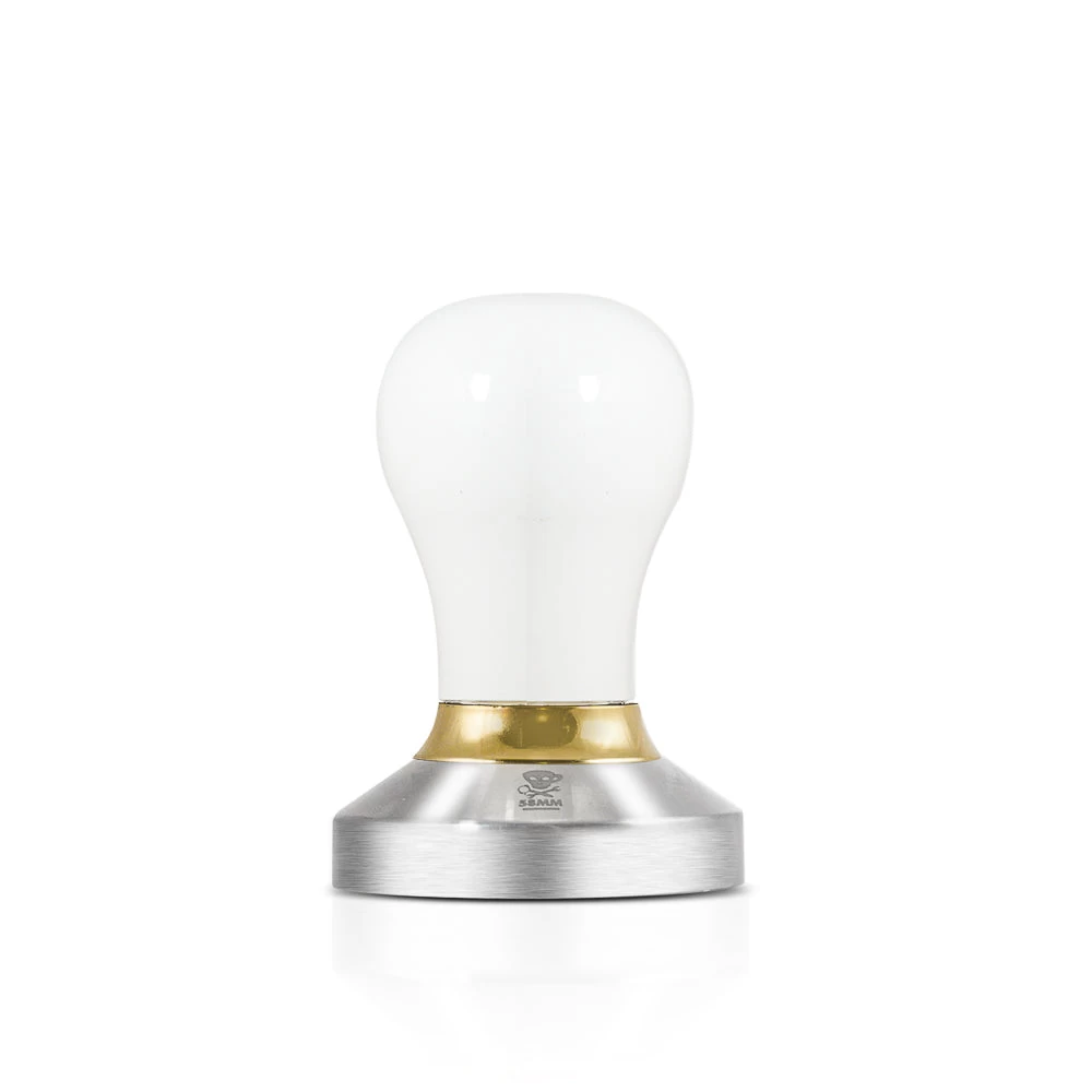 Design 5 Espresso Tamper - White 1 Design 5 Espresso Tamper - White
